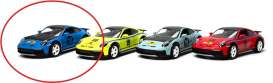 Porsche  - 911 blue - 1:36 - Kinsmart - KT5467WFA - KT5467WFAb | The Diecast Company