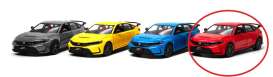 Honda  - CIvic Type R 2024 red - 1:36 - Kinsmart - KT5472W - KT5472Wr | The Diecast Company