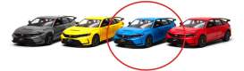 Honda  - CIvic Type R 2024 blue - 1:36 - Kinsmart - KT5472W - KT5472Wb | The Diecast Company