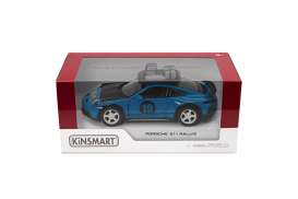 Porsche  - 911 Rally blue - 1:36 - Kinsmart - KT5481WFA - KT5481WFAb | The Diecast Company