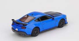 Ford  - Mustang 2024 blue - 1:64 - Mini GT - 01141R - MGT01141R | The Diecast Company
