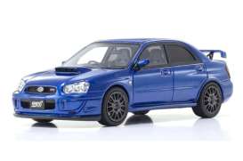 Subaru  - Impreza blue - 1:43 - Kyosho - KSR43115BL - kyoKSR43115BL | The Diecast Company