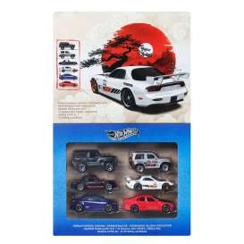 Assortment/ Mix  - Street of Japan Multipack 6-pa various - 1:64 - Hotwheels - JLB23 - hwmvJLB23-9796 | The Diecast Company