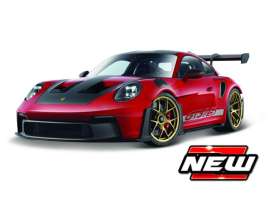 Porsche  - 911 grey/red - 1:24 - Bburago - 18-21119G - bura21119G | The Diecast Company