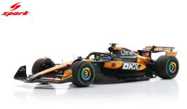 McLaren  - 2025 black/orange - 1:18 - Spark - 18S1112 - spa18S1112 | The Diecast Company