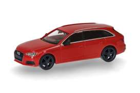 Audi  - A4 Avant red - 1:87 - Herpa - 28578-004 - herpa028578-004 | The Diecast Company