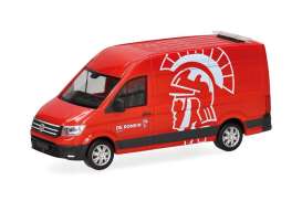 Volkswagen  - Crafter De Romein red/white - 1:87 - Herpa - 099035 - herpa099035 | The Diecast Company