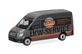 Volkswagen  - Crafter black/orange - 1:87 - Herpa - 099158 - herpa099158 | The Diecast Company