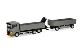 MAN  - TGX GN grey - 1:87 - Herpa - H320825 - herpa320825 | The Diecast Company