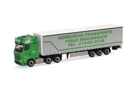 Mercedes Benz  - Actros green/grey - 1:87 - Herpa - H320856 - herpa320856 | The Diecast Company