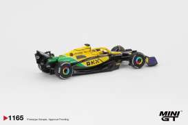 McLaren  - MCL38 2024 yellow/green - 1:64 - Mini GT - 01165BL - MGT01165BL | The Diecast Company
