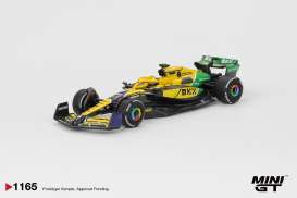 McLaren  - MCL38 2024 yellow/green - 1:64 - Mini GT - 01165L - MGT01165L | The Diecast Company