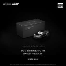 Porsche  - Stinger dark chrome - 1:64 - Pop Race Limited - PRDC005 - PRDC005 | The Diecast Company