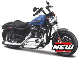 Harley Davidson  - Forty-Eight Special 2022 blue/black - 1:18 - Maisto - 22939 - mai22939 | The Diecast Company