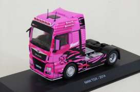 MAN  - TGX 2014 pink - 1:43 - Magazine Models - G1470008 - magG1470008 | The Diecast Company