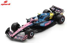 Alpine  - A525 2025 blue/pink - 1:64 - Spark - 64S096 - spa64S096 | The Diecast Company