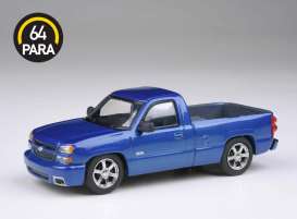 Chevrolet  - Silverado Single Cab 2006 ming blue - 1:64 - Para64 - 55833 - PB55833 | The Diecast Company