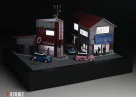 diorama Accessoires - Takoyaki house various - 1:64 - Black Box Diorama - MO970102 - MO970102 | The Diecast Company