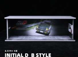 diorama Accessoires - Intial D  -B various - 1:64 - Black Box Diorama - MO914912 - MO914912 | The Diecast Company