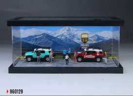 diorama Accessoires - Route 318 various - 1:64 - Black Box Diorama - MO960129 - MO960129 | The Diecast Company
