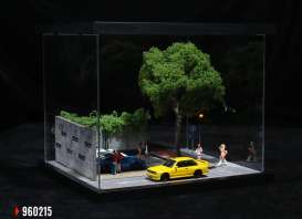 diorama Accessoires - Street-15 various - 1:64 - Black Box Diorama - MO960215 - MO960215 | The Diecast Company