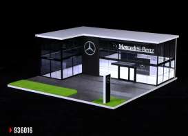 diorama Accessoires - Mercedes-Benz show room various - 1:64 - Black Box Diorama - MO936016 - MO936016 | The Diecast Company