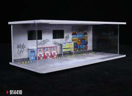 diorama Accessoires - Graffiti with light various - 1:64 - Black Box Diorama - MO914410 - MO914410 | The Diecast Company