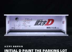 diorama Accessoires - Initial D parking lot with lig various - 1:64 - Black Box Diorama - MO914920 - MO914920 | The Diecast Company