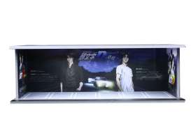 diorama Accessoires - Initial D parking lot -A various - 1:64 - Black Box Diorama - MO914921 - MO914921 | The Diecast Company