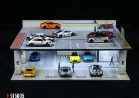 diorama Accessoires - Underground parking lot 05 various - 1:64 - Black Box Diorama - MO915005 - MO915005 | The Diecast Company