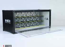 diorama Accessoires - Multi-story car park container various - 1:64 - Black Box Diorama - MO400223 - MO400223 | The Diecast Company