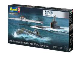   - Wilhelm Bauer,Type 206A,Class2  - 1:144 - Revell - Germany - 05186 - revell05186 | The Diecast Company
