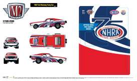 Ford  - Mustang 1969 red/white/blue - 1:64 - M2 Machines - 31500HS66 - M2-31500HS66 | The Diecast Company