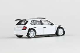 Skoda  - Fabia III FL 2019 white - 1:43 - Abrex - 143XAB-606E - ab143XAB-606E | The Diecast Company