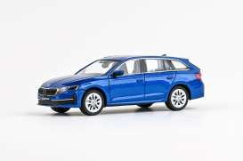 Skoda  - Octavia IV FL Combi  2024 blue - 1:43 - Abrex - 143AB-050KD - ab143AB-050KD | The Diecast Company