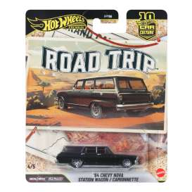 Chevrolet  - Wagon 1964 black - 1:64 - Hotwheels - JKF39 - hwmvJKF39 | The Diecast Company