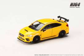 Subaru  - S207 NBR yellow - 1:64 - Hobby Japan - HJ643068Y - HJ643068Y | The Diecast Company