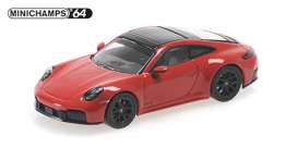 Porsche  - 911 (992.2) Carrera GTS 2025 red - 1:64 - Maxichamps - 640064120 - mc640064120 | The Diecast Company