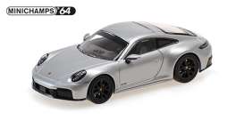 Porsche  - 911 (992.2) Carrera GTS 2025 grey metallic - 1:64 - Maxichamps - 640064121 - mc640064121 | The Diecast Company