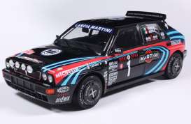 Lancia  - Delta HF 1990 black/red/blue - 1:18 - Solido - 1807809 - soli1807809 | The Diecast Company