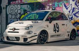 Fiat  -  500 Abarth  2025 white - 1:18 - Solido - 1815401 - soli1815401 | The Diecast Company