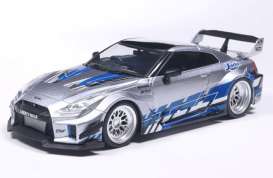 Nissan  - GT-R 2020 silver/blue - 1:43 - Solido - 4311211 - soli4311211 | The Diecast Company