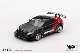 Toyota  - GR86 2025 black/red - 1:64 - Mini GT - 01173BL - MGT01173BL | The Diecast Company