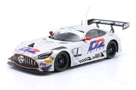 Mercedes Benz  - AMG 2023 white/blue/red - 1:18 - IXO Models - LEGT18-23BRI004 - LEGT18-23BRI004 | The Diecast Company