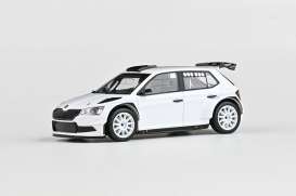 Skoda  - Fabia III FL Rally2 Evo  2019 white - 1:43 - Abrex - 143XAB-606E2 - ab143XAB-606E2 | The Diecast Company