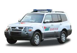 Mitsubishi  - Pajero V73 white - 1:18 - SunStar - 5836 - sun5836 | The Diecast Company