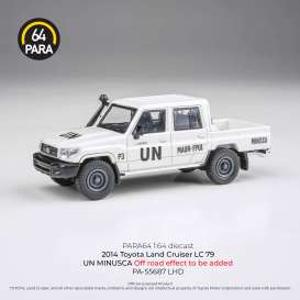 Toyota  - Land Cruiser 2014 white - 1:64 - Para64 - 55687 - pa55687 | The Diecast Company