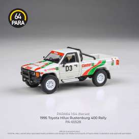 Toyota  - Hilux 1995 white/red/green - 1:64 - Para64 - 65528 - pa65528rhd | The Diecast Company