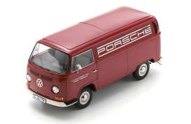 Volkswagen  - T2a red - 1:18 - Schuco - S18U00159 - schucoS18U00159 | The Diecast Company