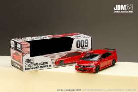 Honda  - Civic red - 1:64 - Hobby Japan - HJDM009-15 - HJDM009-15 | The Diecast Company